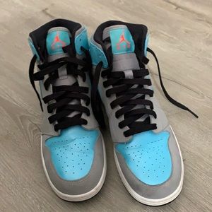 Air Jordan 1 Tide Pool Size 7Y Good Condition